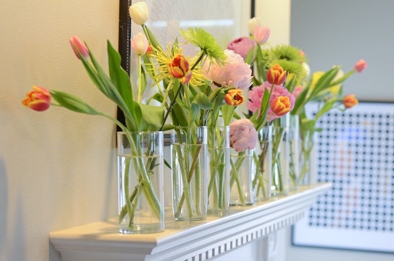decorar quarto com flores